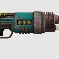 Small Fallout: New Vegas - Recharger Rifle 3D Printing 50535