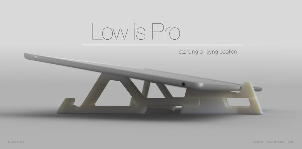 Desktop Stand for iPad Pro 3D Print 50537