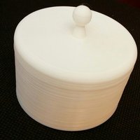 Small Round box with top 3D Printing 50618