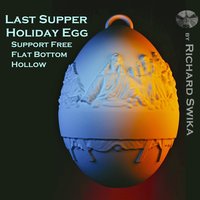 Small Last Supper Holiday Egg 3D Printing 50653