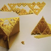 Small Sierpinski's Tetrahedra (Fractal Tetrahedra) 3D Printing 50793