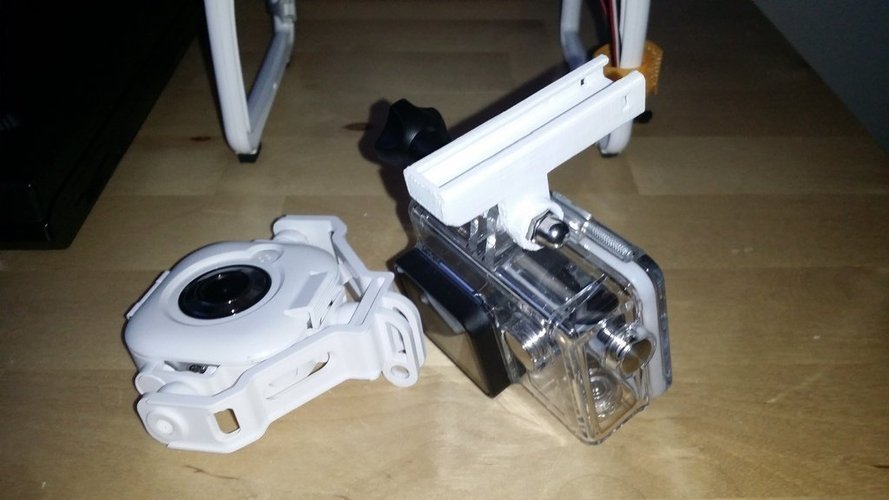 GoPro adapter for DJI Phantom Walkera gimbal redution  3D Print 50968