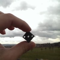 Small Holey dice 3D Printing 50988