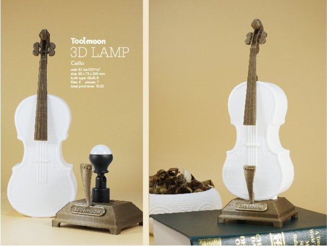 cello lamp 3D Print 51014