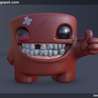 Small Super Meat Boy 3D Printing 51070