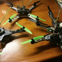 Small  FPV Racing Quad- / Hexa- / TriCopter frame 3D Printing 51109