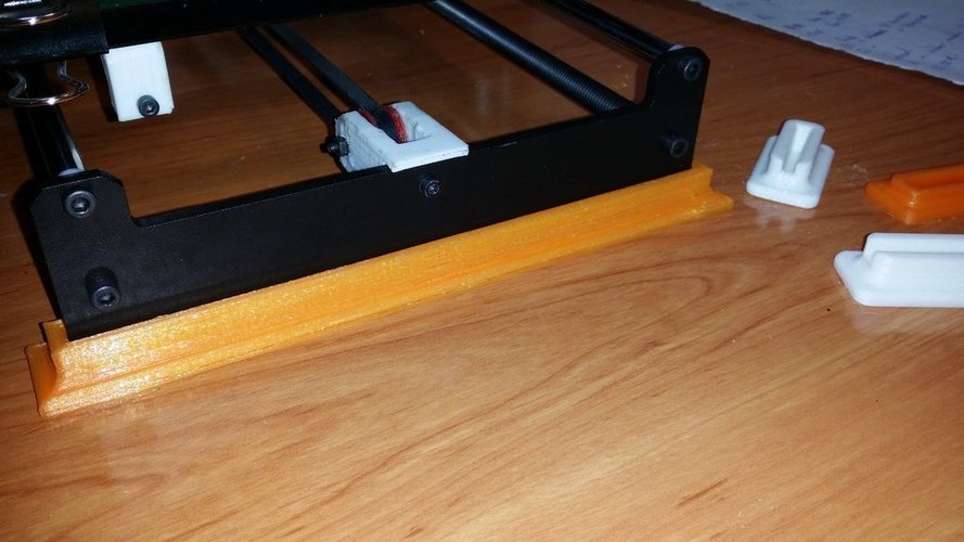 Feet for BQ Prusa Hephestos with extended 20x30 bed 3D Print 51172