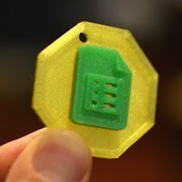 Small MkrClub Badge Platform 3D Printing 51179