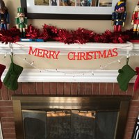 Small Merry Christmas Banner 3D Printing 51213