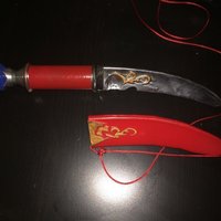 Small Locke Dagger v2 3D Printing 51234