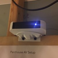 Small Apple TV 2 & 3 rotated mount 3D Printing 51237