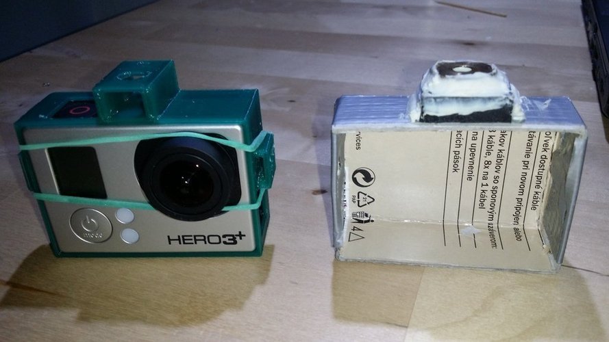 DJI Phantom FC40 GoPro 3 Holder / Adapter 3D Print 51239