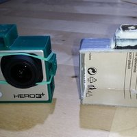 Small DJI Phantom FC40 GoPro 3 Holder / Adapter 3D Printing 51239