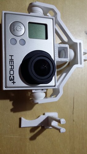  DJI Phantom FC40 GoPro 3 Holder / Adapter 3D Print 51297