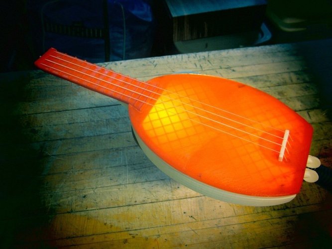Lapulele - A headless ukulele 3D Print 51411