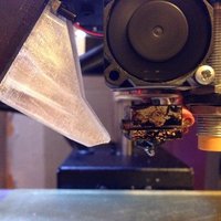 Small Fan shroud for Printrbot Simple metal using E3Dv6 hotend 3D Printing 51468