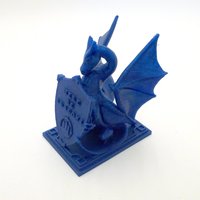 Small Roark The Dragon (DragonOff 2015 trophy) 3D Printing 51514