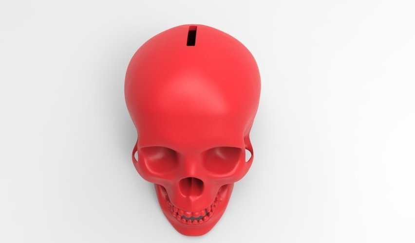 Skull Bank 3D Print 51624