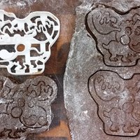 Small Moosember -  Movember Cookie Cutter 3D Printing 51700