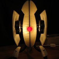 Small Portal Sentry Turret Desk Lamp 3D Printing 52036