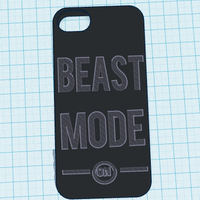 Small IPHONE 5/5S BEAST MODE ON 3D Printing 52065