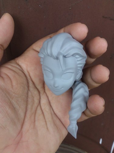 Elsa Head Sculpt 3D Print 52184