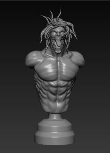 Eren  Titan Bust 3D Print 52186