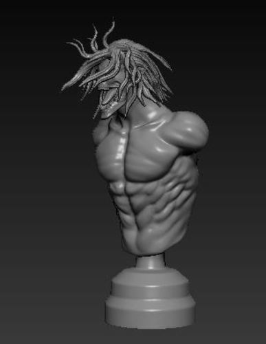 Eren  Titan Bust 3D Print 52187