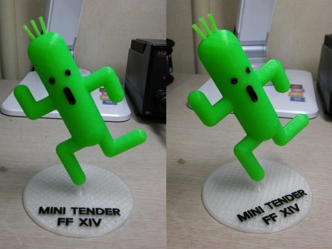 Final Fantasy XIV - mini tender (mini cactus)  3D Print 52308