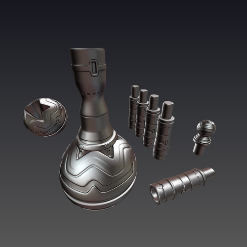 Futuristic sceptre 3D Print 52385