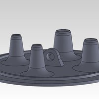 Small Flat Topped Fly Trap 3D Printing 52495