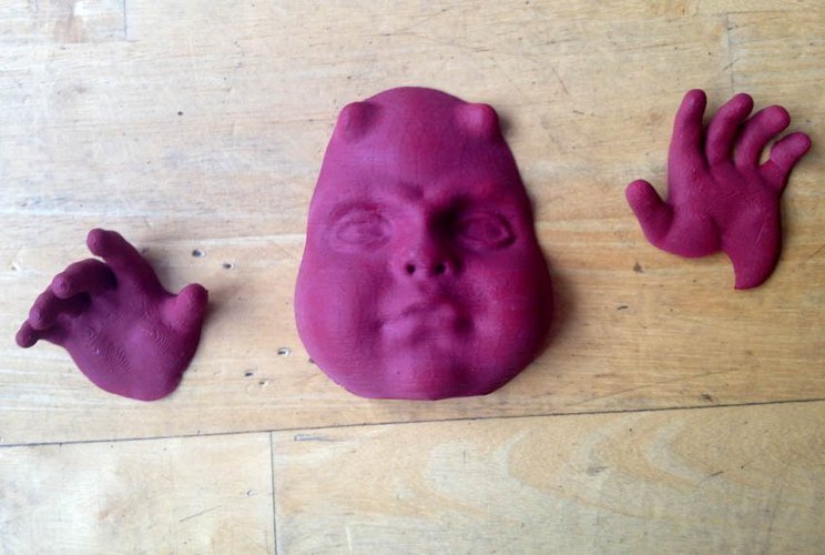Demon Baby Halloween Prop 3D Print 52591
