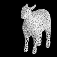 Small voronoi lamb 3D Printing 52616