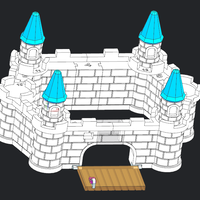 Small castle 3 3D Printing 5262