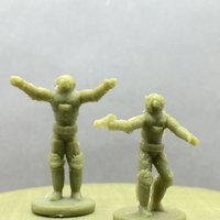 Small House Ratta: Battle Wagon Crew (18mm Scale) 3D Printing 52663