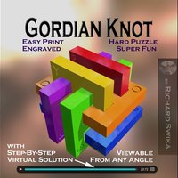 Small Gordian Knot Puzzle 3D Printing 52674