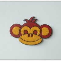 Small Magnet "Monkey Boy" 3D Printing 52889