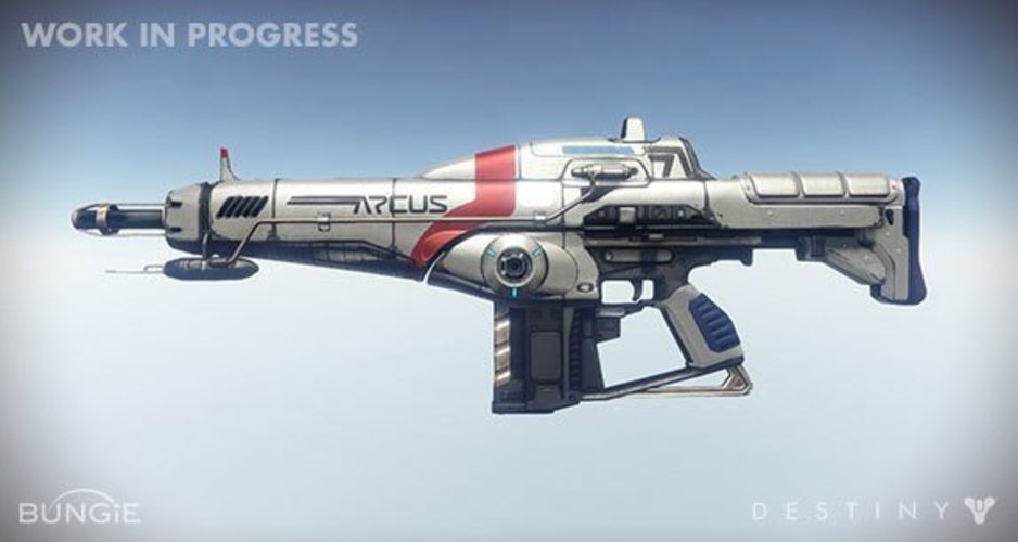 Destiny SUROS Regime Exotic Rifle 3D Print 52932 Destiny SUROS Regime Exotic Rifle 3D Print 52932