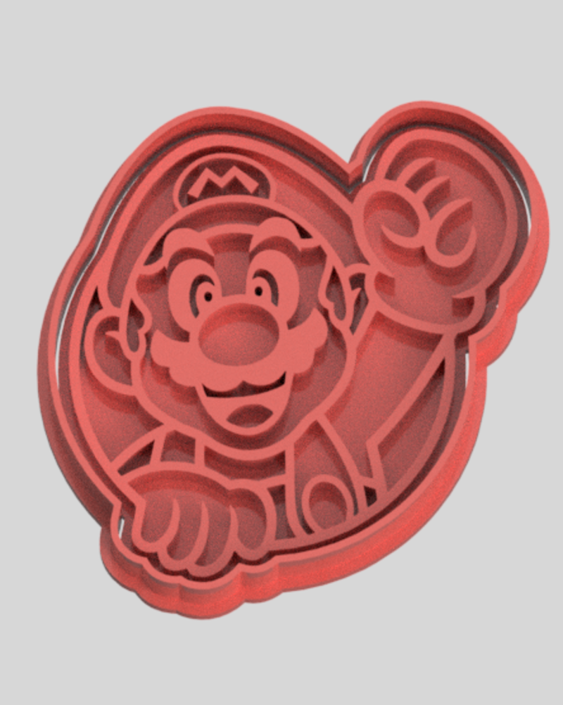 Mario cookie cutter