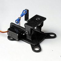 Small Camera tilt mechanism for quadrocopter  (Canon S100) 3D Printing 53183