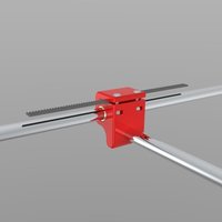 Small ultimaker timing belt holder for open end belt 3D Printing 53202