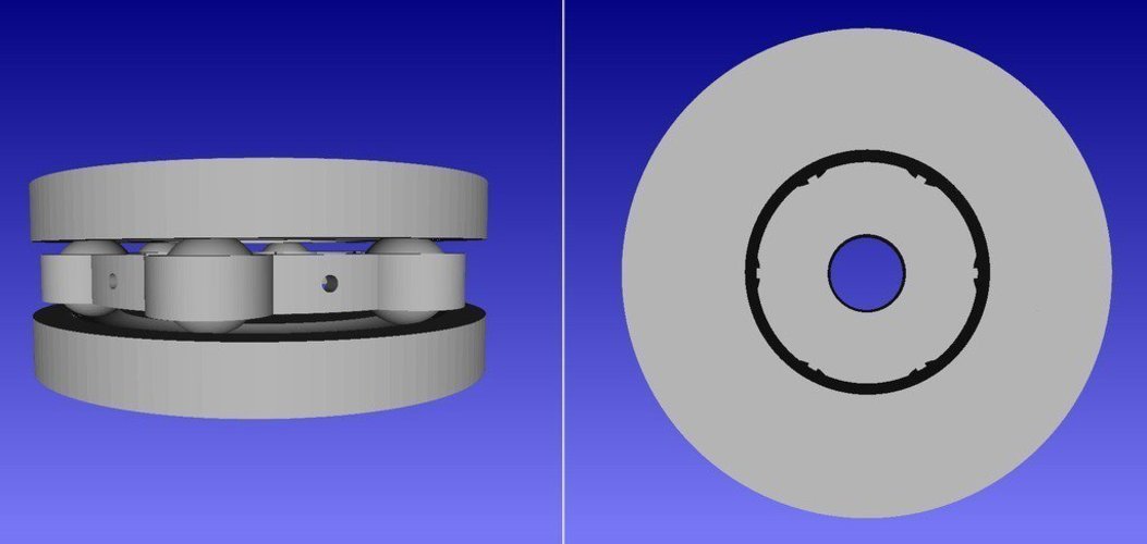 Ekobots - Bearing generator (Axial). 3D Print 53256