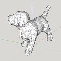 Small A Dog 3D Printing 53282