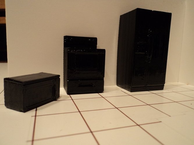 1:24 Scale Residential Model Objects 3D Print 53350