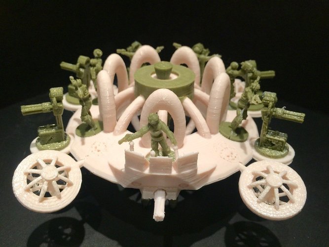 House Ratta: Buzz Saucer (18mm Scale) 3D Print 53501