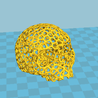 Small Voronoi skull 3D Printing 53584