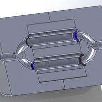 Small 2 way check valve 3D Printing 53654