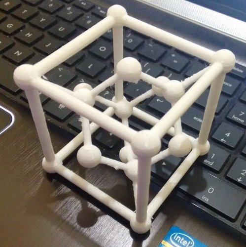 Silicon (Diamond) Lattice Model 3D Print 53826