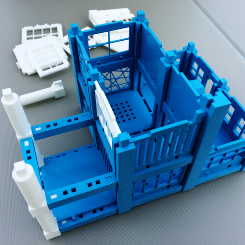 ​Printable Architectural Kit Series 2 3D Print 5416
