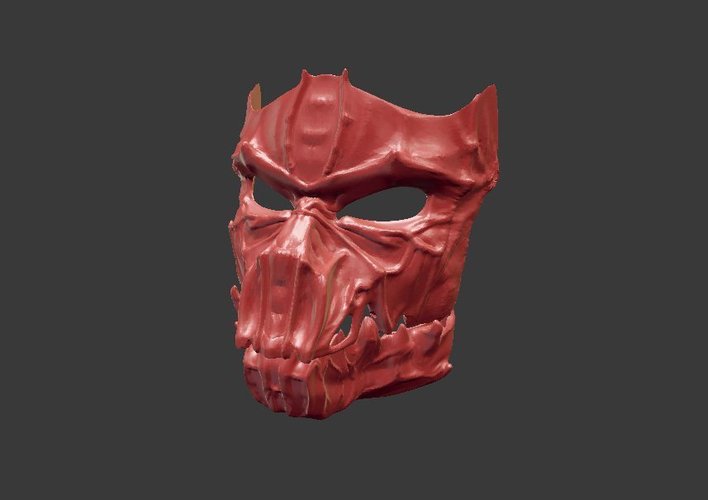 Dark Mask - Jointed 3D Print 54175